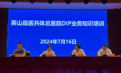 英山县医共体总医院DIP业务知识培训会召开