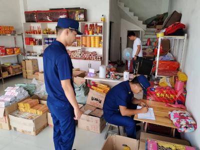 方家咀乡开展多业态混合经营场所消防安全检查