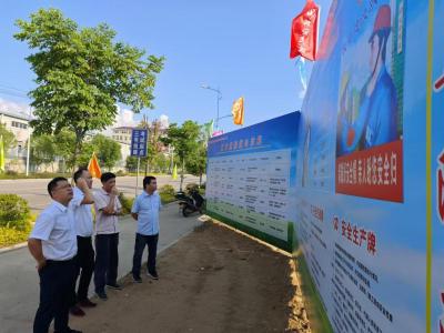 市发改委来我县督导项目建设工作