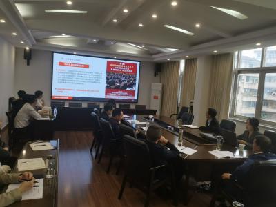 英山县委办公室举行系列专题学习