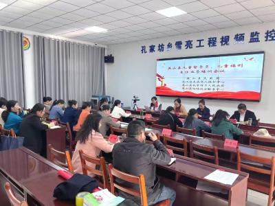 孔家坊乡举办未成年人保护暨预防违法犯罪政策宣传活动