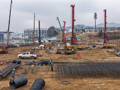 【爱我三河·行摄英山】重大项目施工忙  
