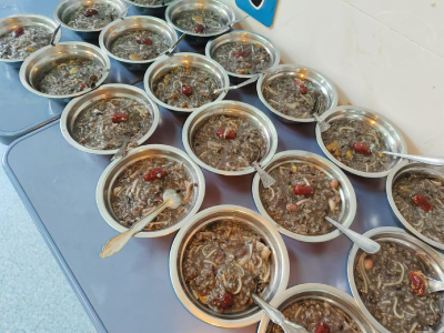 【教育之窗】第三幼儿园张家畈园区开展腊八美食节暨家长开放日活动 