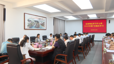 【视频】县委理论学习中心组开展2025年第7次集体学习