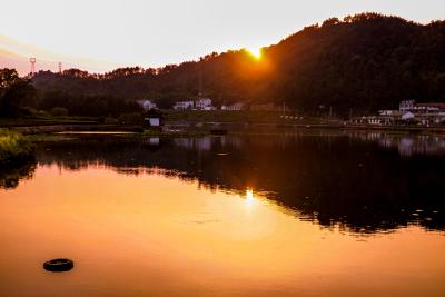 【爱我三河·行摄英山】水乡夕照美如画