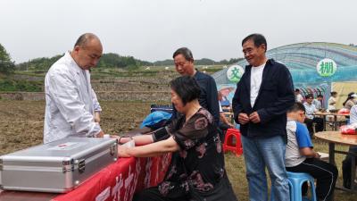 【健康英山】英山县医共体总医院草盘地镇分院开展健康义诊活动