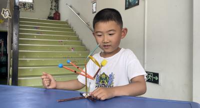 【教育之窗】县第二幼儿园孔家坊园区开展“童心探科学”亲子手工比赛