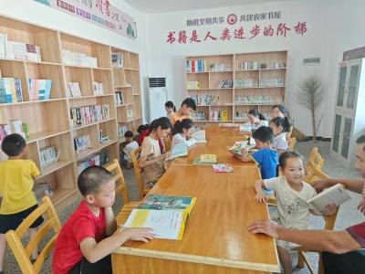 雷家店镇农家书屋打造暑期"快乐空间"