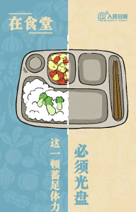 厲行節(jié)約，反對(duì)浪費(fèi)，從你我做起！