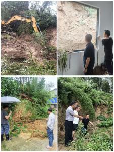 方家咀乡全力应对强降雨险情