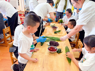 【教育之窗】县第三幼儿园雷家店园区开展端午节、六一双节同庆活动