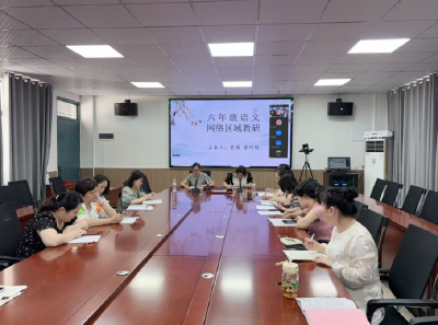 【教育之窗】县实验小学五校区联动开展小升初语文复习专题教研