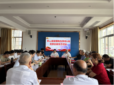 【干部素质提升年】县发改局：以案为鉴树清风  担当作为促发展