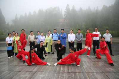 黃岡大別山世界地質公園英山園區(qū)迎接聯(lián)合國教科文組織專家實地再評估