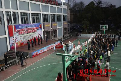枝江市第十三届职工篮球联赛激情开赛