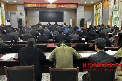 枝江市召开推进建立中小学校党组织领导的校长负责制工作会