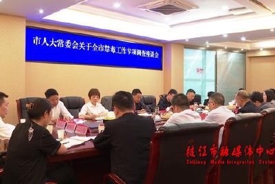 枝江市人大常委会开展全市禁毒工作专项调查