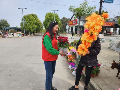 【我们的节日·精神的家园】枝江市民政局开展“文明祭扫 平安清明”志愿服务活动