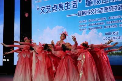 “文艺点亮生活”宜昌市文化志愿帮扶新时代文明实践活动在五柳公园成功举办