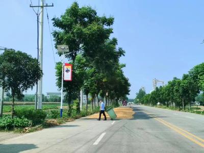 七星台镇：清理“占道晒粮”确保道路通畅