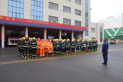 枝江消防开展多种形式消防队伍拉动培训活动