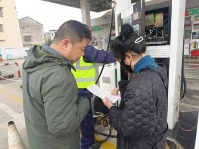 枝江市第一季度加油机检定合格率100%