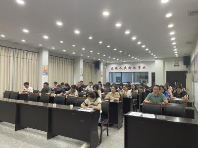 枝江市财政局召开政府采购合同融资推进会