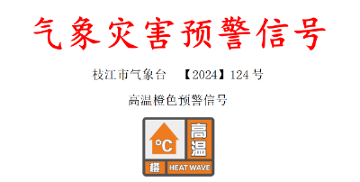 【高温预警】局部39℃以上！8月6日枝江发布高温橙色预警