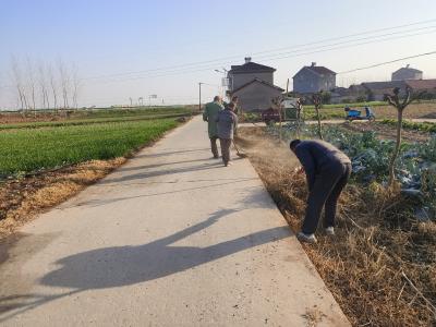 肖家山村：清洁家园迎新春