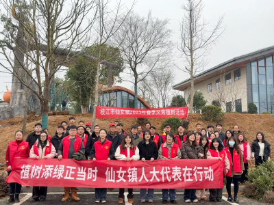 仙女镇：春风添新绿 植树正当时