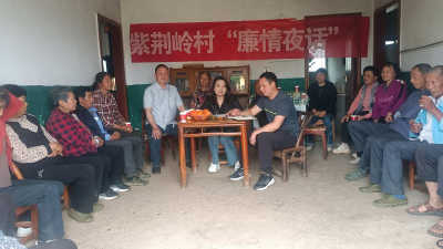 紫荆岭村：廉情夜话聚民意 共议民生促提升