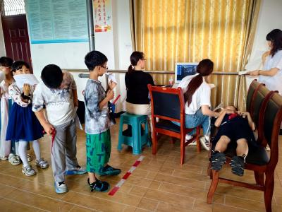 安福寺镇中心卫生院开展“科学补碘”健康宣教进校园活动
