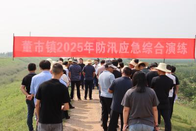 董市镇组织开展2025年防汛应急综合演练