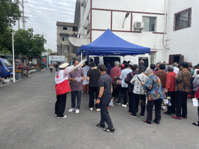 安福寺社区开展暖心体检服务 筑牢老年健康防护网