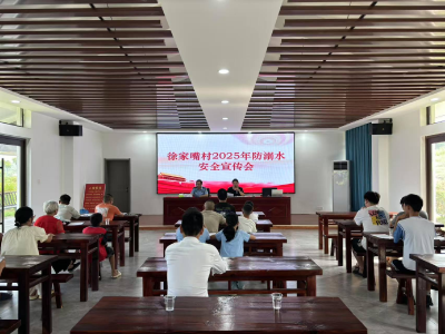 徐家嘴村：筑牢安全防线 共筑生命屏障