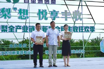 枝江砂梨竞“梨王” 科技兴农促发展 2025年百里洲砂梨鉴评会成功举办
