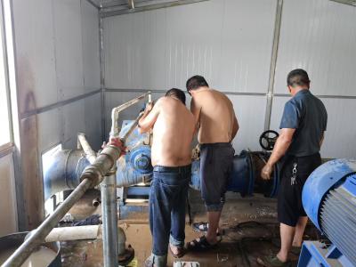 石套子村：未雨绸缪维修泵站 全力保障秋播抗旱用水