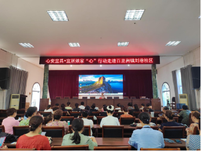 心向阳光 绽放芳华 “心安宜昌·居宜娘家‘心’行动”公益服务项目走进百里洲镇