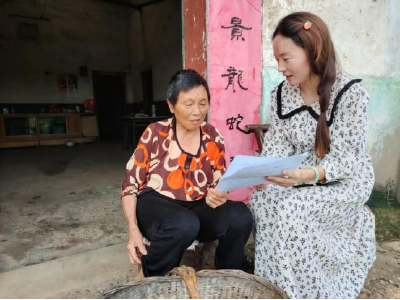 胡家畈村：走访空巢老人，传递暖心温情