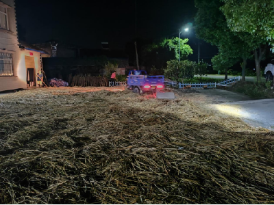 蔡家嘴村：夜灯映碌碡 邻里互助暖秋仓