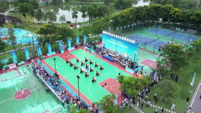 2025年宜昌市“村BA”总决赛在枝火热开赛