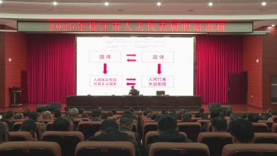 2025年枝江市人大代表履职培训班举办