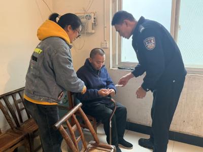 顾家店社区联合派出所开展入户采血工作 筑牢平安建设数据基石