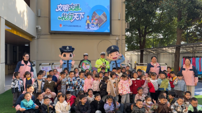 马家店中心幼儿园：萌娃学交规 安全伴“童”行