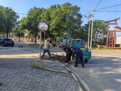 袁码头村：周五大扫除 扮靓家园焕新颜