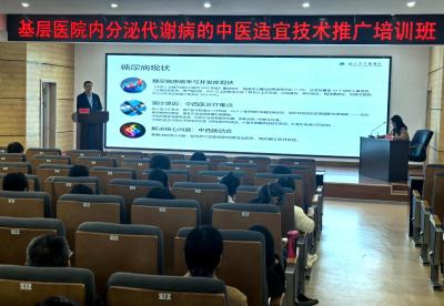 中医赋能基层！枝江市中医医院举办内分泌代谢病中医适宜技术推广培训班