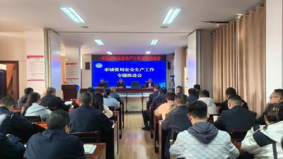市城管局召开安全生产工作调度会议