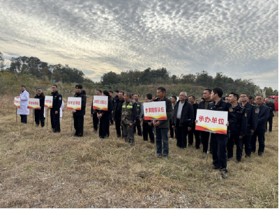 训战结合强技能 协同演练护森林