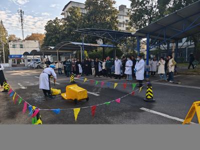 七星台镇卫生院开展医疗废物泄漏应急演练