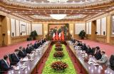 习近平同法国总统马克龙举行会谈